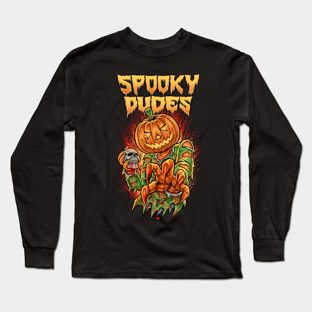 Spooky Claw Long Sleeve T-Shirt by Spooky Dudes Podcast